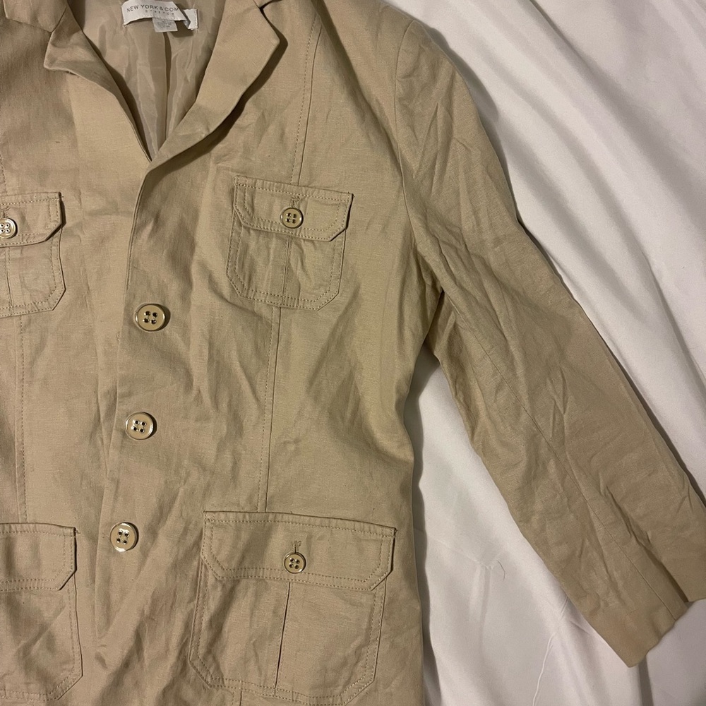 New York & Co. women’s size 10 khaki stretch blazer